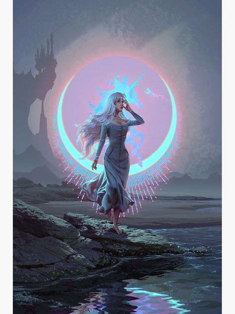 "The Lady Amalthea" Photographic Print by eranfowler | Redbubble Lady Amalthea, Everything Has Changed, Unicorn Tattoos, Last Unicorn, The Last Unicorn, Unicorn Art, The Lady, The Villain, Amazing Art