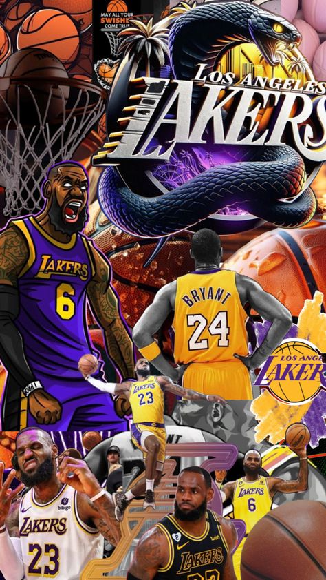 #lakers #bryant #lebron #collage #aeshetic_basketball #basketball_collage #aeshthetic_basketball_collage Nba Legends Art, Dark Disney Art, Lakers Wallpaper, Cool Basketball Wallpapers, Lebron James Wallpapers, Kobe Bryant Quotes, Michael Jordan Pictures, Kobe Bryant Pictures, Cool Nike Wallpapers