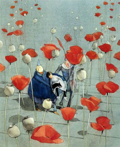 Lisbeth Zwerger poppies Lisbeth Zwerger, Draw Tutorial, Flowers Illustration, The Wonderful Wizard Of Oz, The Wizard Of Oz, Poppy Field, Hans Christian, A Silent Voice, Art Et Illustration