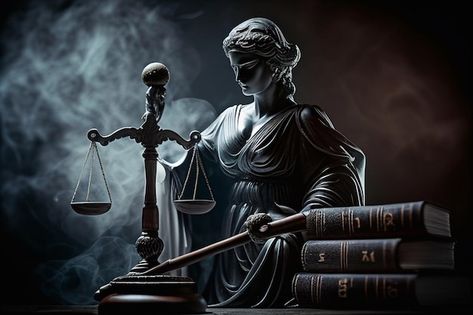 Ilustração plana da estátua de themis. e... | Premium Photo #Freepik #photo #simbolo-advogado #lei #simbolo-direito #julgamento Goddess Of Justice Aesthetic, Law Design Art, Lawyer Art Wallpaper, Background Macbook, Law Art, Goddess Of Justice, Law School Life, Acid Art, Law Court