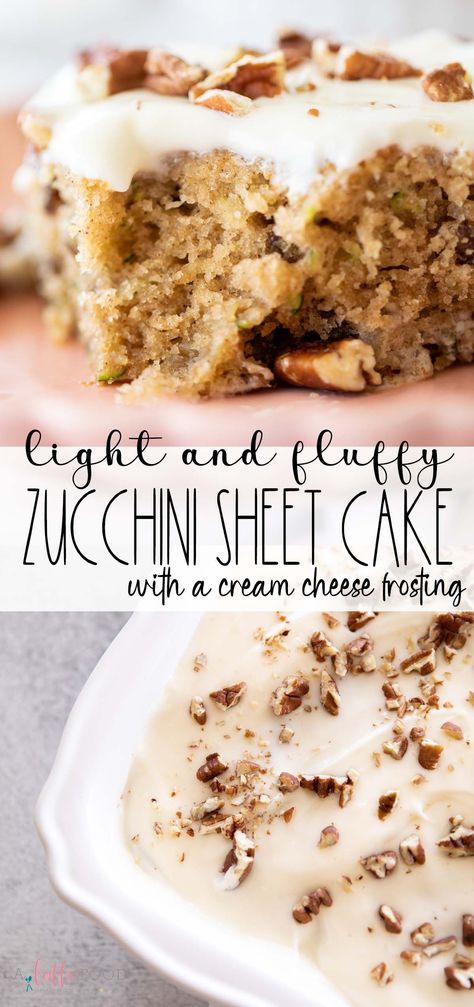 Easy Zucchini Cake Recipes, Zucchini Muffins With Cream Cheese Icing, Sour Cream Zucchini Cake, Zucchini Cake With Applesauce, One Bowl Zucchini Cake, Zucchini Bread Cream Cheese Frosting, White Zucchini Cake, Small Batch Zucchini Cake, Moist Zucchini Cake