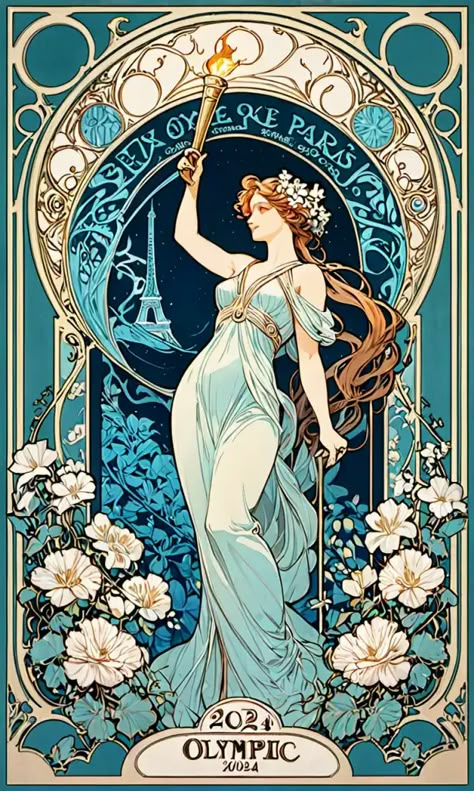 Art Nouveau Nature, Art Nouveau Inspiration, Art Nuevo, Art Nouveau Mucha, Alphonse Mucha Art, Nouveau Illustration, Mucha Art, Alfons Mucha, Art Nouveau Illustration