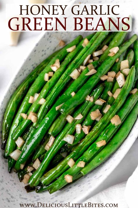 Side Dishes Zucchini, Honey Garlic Green Beans, Garlic Ideas, Broccoli Casseroles, Crockpot Green Beans, Zucchini Zoodles, Dinner Side Dish Recipes, Asparagus Side, Stuffed Portobello Mushrooms