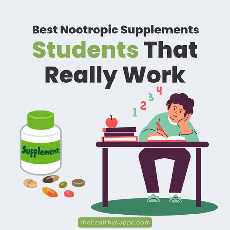 Need a mental edge for studying? Check out these nootropic supplements that boost focus, memory, and learning, perfect for students aiming to excel. Get the brainpower you need! #Nootropics #StudyHacks #BrainBoost #StudentLife #FocusAndMemory Focus Supplements, Brain Supplements, Brain Boost, How To Become Smarter, Boost Memory, Improve Focus, Brain Function, Student Life, Study Tips