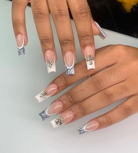 Slay Nails, Long Acrylic Nails, White Canvas, Discount Code, Nail Inspo, Acrylic Nails, Nail Art, Coding, Nails