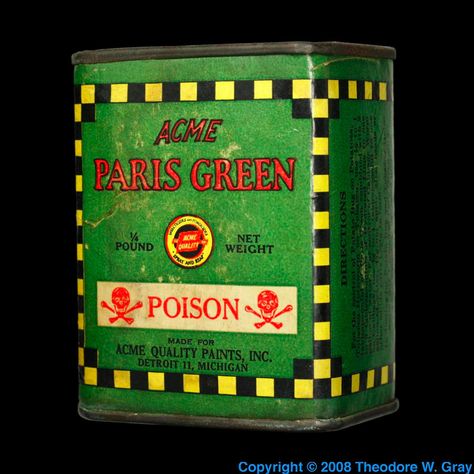 Drop Dead Gorgeous: A TL;DR Tale of Arsenic in Victorian Life | The Pragmatic Costumer Poison Wallpaper, Green Painted Rooms, Paris Green, Victorian Life, The Periodic Table, Horror Novel, Davao, Simple Green, Drop Dead