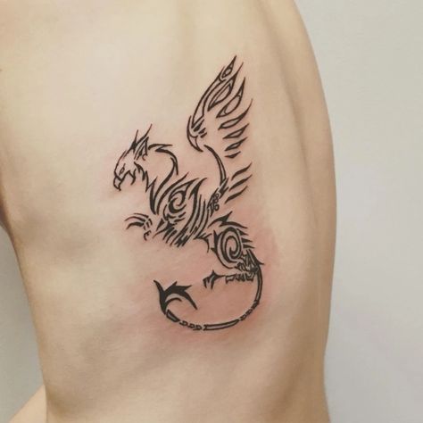 Gryphon Tattoo, Griffin Tattoo, Dragon Tattoo Back, Tattoo Fixes, Forearm Band Tattoos, Elements Tattoo, Original Tattoos, Badass Tattoos, Band Tattoo