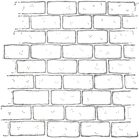 Drawing Bricks, Brick Drawing, Draw Bricks, Brick Wall Drawing, Brick Wall Stencil, Brick Background, Texture Drawing, Magnolia Stamps, Brick Texture