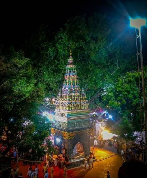 Tuljapur Temple, Drip Pic, Tulja Bhavani, My Images, Eiffel Tower, Temple, Wall, Travel, Quick Saves