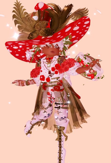 Mushroom Royale High Outfit, Royal High Mushroom Outfit, Royale High Outfits Mushroom, Nature Element Royale High, Royale High Nature Outfits, Royal High Nature Outfit, Nature Royale High Outfit, Nature Fairy Royale High Outfits, Cottage Core Royale High Outfits