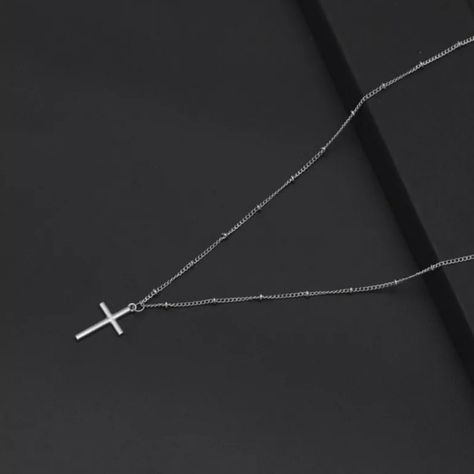 New Silver Cross Pendant Necklace Clavicle Chain Women Men Charm Jewelry Gifts Cute Simple Silver Color Cross Necklaces Pendent And Chain. Smoke-Free Home. Bundle And Save. I Have Many Other Items Listed On My Page. Please Take A Look :) Silver Cross Necklace Aesthetic, Necklace Cross Silver, Chain With Cross, Cross Necklace Simple, Cross Necklace Women, Mens Silver Jewelry, Xmas 2024, Cross Necklaces, Silver Cross Necklace