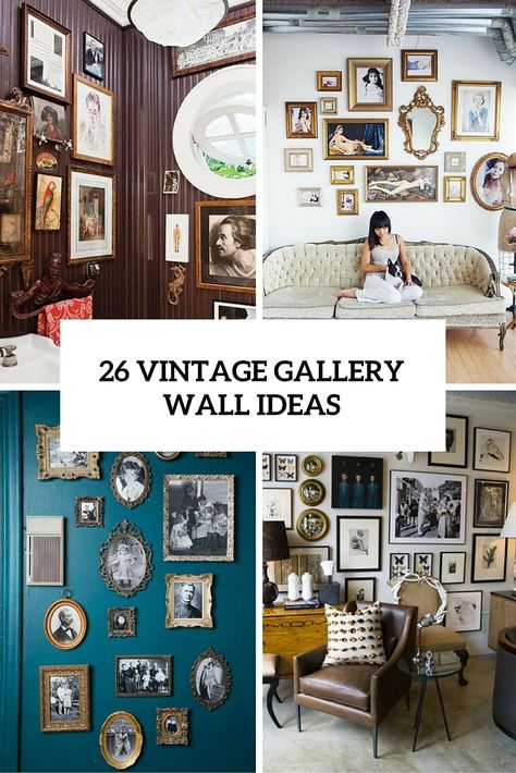 Gallery Wall Ideas Paintings, Picture Wall Ideas Antique, Classy Gallery Wall Ideas, Gallery Wall Layout Vintage, Unique Wall Gallery Ideas, Framed Wallpaper Gallery Wall, Antique Gold Gallery Wall, Gallery Wall Ideas With Mirror And Pictures, Gallery Wall With Oval Frames