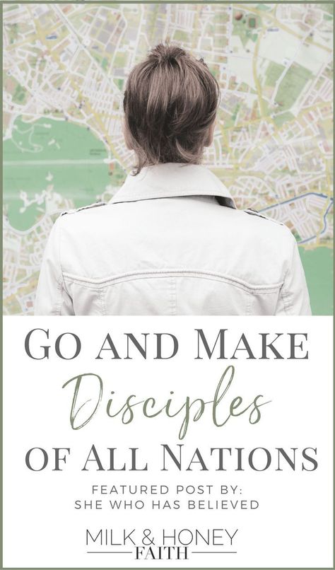 Today I am featuring She Who Has Believed on Salt & Light Linkup. We are each called to the great commission of bringing people to Jesus and discipling them. #Saltandlightlinkup #milkandhoneyfaith Make Disciples Of All Nations, Serving God, The Great Commission, Salt Light, Go And Make Disciples, Great Commission, Christian Woman, Spiritual Disciplines, Healthy Family