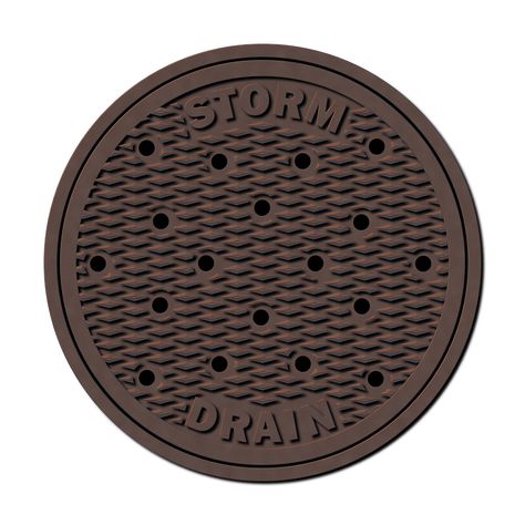 Free vector graphic: Storm, Drain, Sewer, Hole, Street - Free Image on Pixabay - 41051 Storm Drain, Manhole Cover, Earth Friendly, Animal Party, Drain, Metal Working, Stock Images Free, Street Art, Vector Free