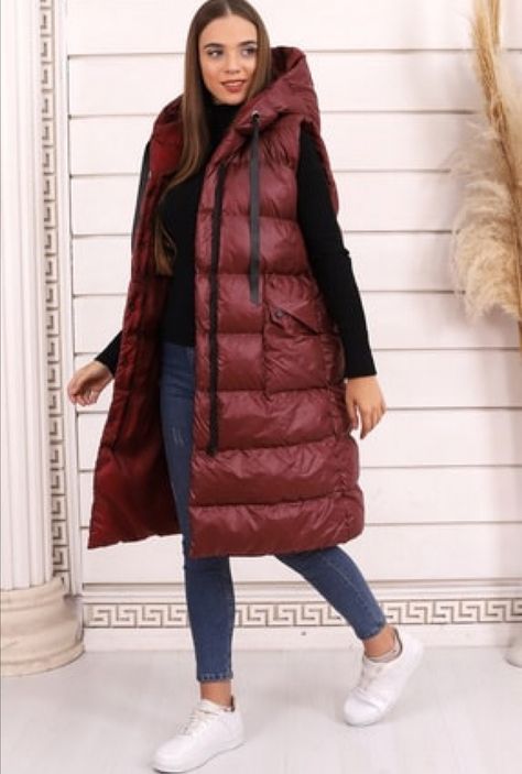 puffer jacket, gift for her mom christmas Outfits With Vest, Teachers Outfits, Puffer Vest Women, Vest Outfits For Women, Women's Puffer Coats, Puffer Gilet, Sleeveless Puffer, Puffer Coats, Coat Trends