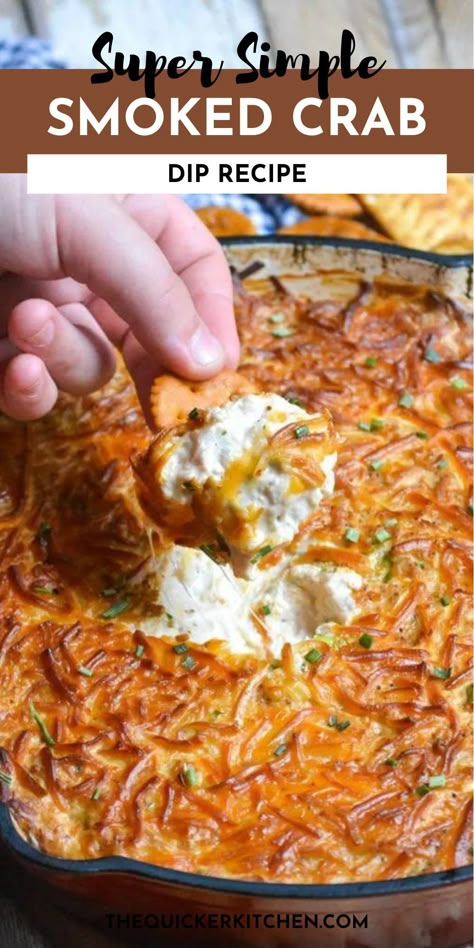 Smoked Shrimp Dip, Smoked Crab Rangoon Dip, Smoked Seafood Dip, Smoked Crab Cakes, Smoked Crab Dip, Smoked Seafood Recipes, Smoked Dip Recipe, Crab Recipes Lump, Lump Crab Dip