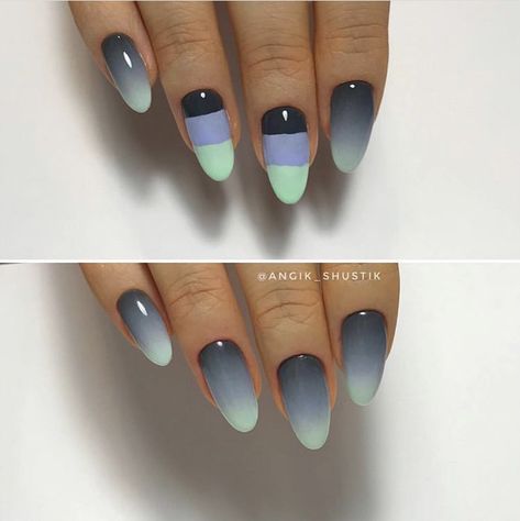 Winter Gel Nails, How To Do Ombre, Ombre Gel Nails, Gel Nails Diy, Nail Art Ombre, Nail Art Designs Diy, Nail Art Tutorials, Cute Gel Nails, Pastel Nails