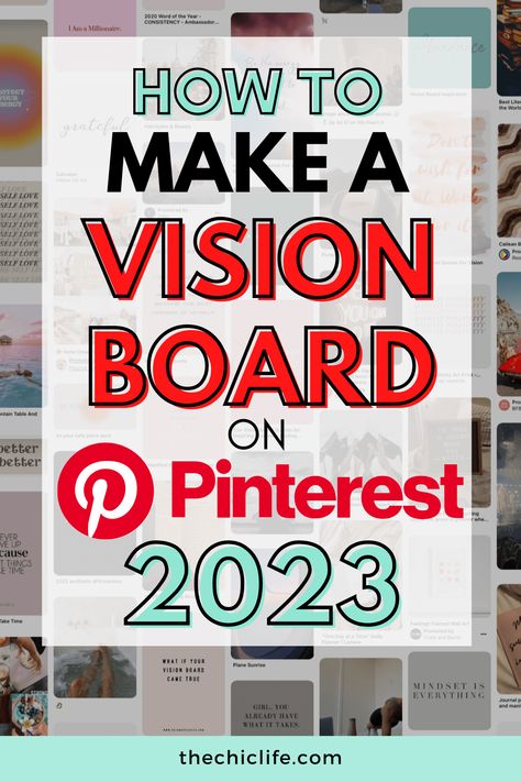 Click to learn how to make a vision board on Pinterest 2023. In this blog post, you'll get a tutorial with step by step instructions and a video tutorial too! Featuring: Manifestation vision board pinterest, how to make a vision board pinterest, vision board tips for pinterest #lawofattraction #visionboard How To Make A Vision Board On Your Phone, Make A Vision Board On Pinterest, How To Create A Vision Board Online, How To Create A Vision Board On Pinterest, How To Make A Pinterest Vision Board, Visions Board 2023, Create A Vision Board On Pinterest, Pinterest Vision Board Ideas, Create Vision Board On Pinterest