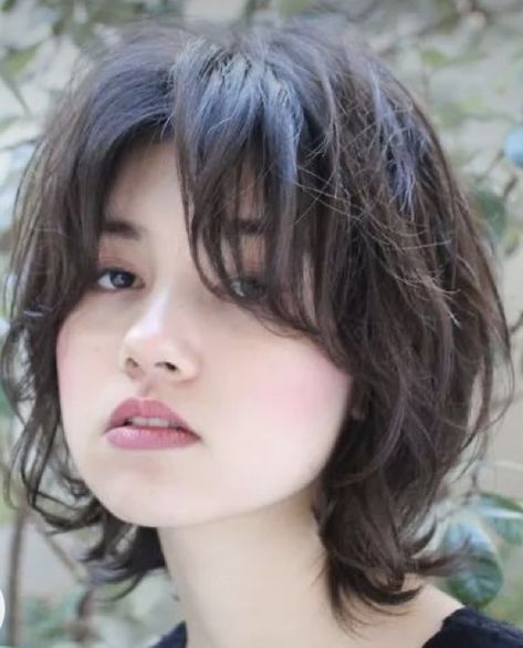 Wolf Cut Short Hair, Wolf Cut Short, Shortish Hair, Korean Short Hair, Oval Face Haircuts, Oval Face Hairstyles, Asian Short Hair, Hair Inspiration Short, Wolf Cut