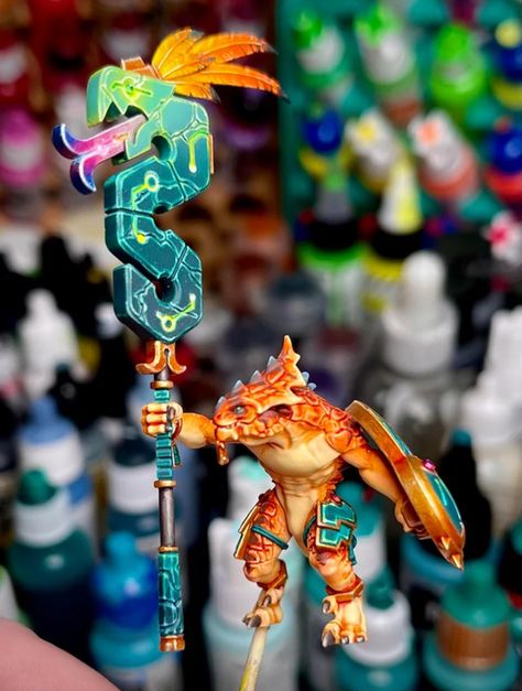 Seraphon Age Of Sigmar, Lizardmen Warhammer, Warhammer Aos, Warhammer Paint, Warhammer Models, Warhammer Art, Warhammer 40k Miniatures, Warhammer Fantasy, Games Workshop