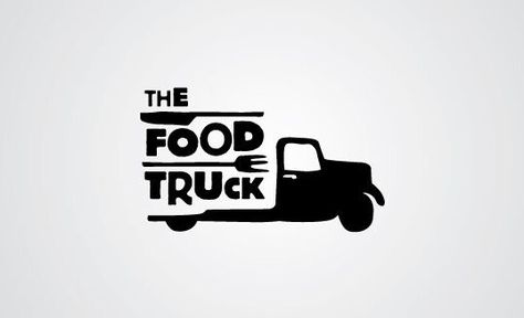 Food Truck Design Logo, Food Truck Logo, Food Truck Ideas, Foodtrucks Ideas, Catering Logo, Truck Logo, Vehicle Signage, Logos Vintage, Trendy Food