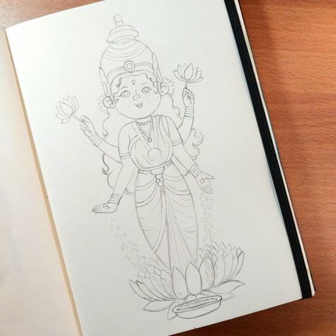 Goddess Lakshmi Sketch, Lakshmi Devi Images Drawing, Vishnu Laxmi Drawing, Lakshmi Devi Sketch, Lakshmi Mata Drawing, Laxmi Ji Drawing, Goddess Lakshmi Drawing, Laxmi Mata Drawing, Mata Lakshmi