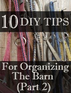 Savvy Horsewoman: 10 DIY Tips - Organizing the Barn (Part 2) Horse Blankets Storage, Barn Organization, Tack Room Organization, Horse Tack Rooms, Barn Hacks, Diy Horse Barn, Diy Horse, Horse Care Tips, Horse Halters