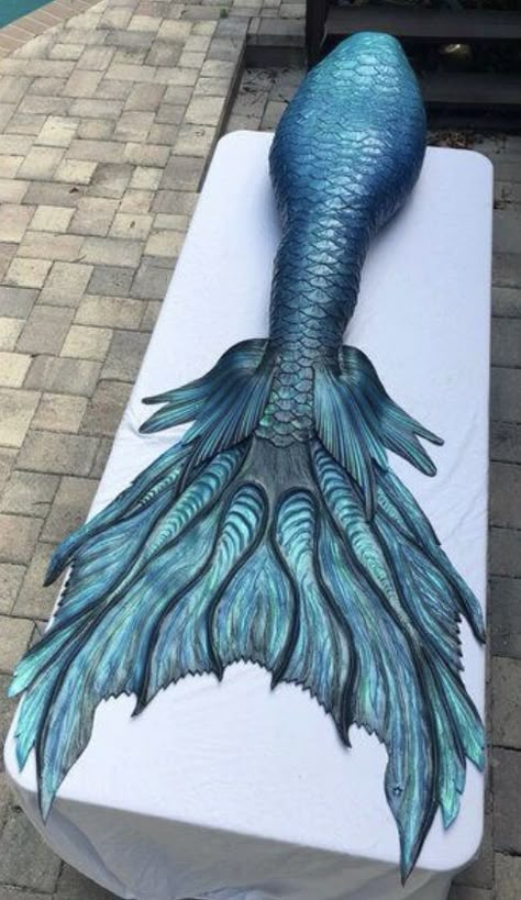 Mermaid Tail Realistic, Mermaid Tail Blue, Bioluminescent Mermaid Tail, Pretty Mermaid Tails, Light Blue Mermaid Tail, Dark Mermaid Tail, Galaxy Mermaid Tail, Mermaid Tails Silicone, Blue Mermaid Tail Aesthetic