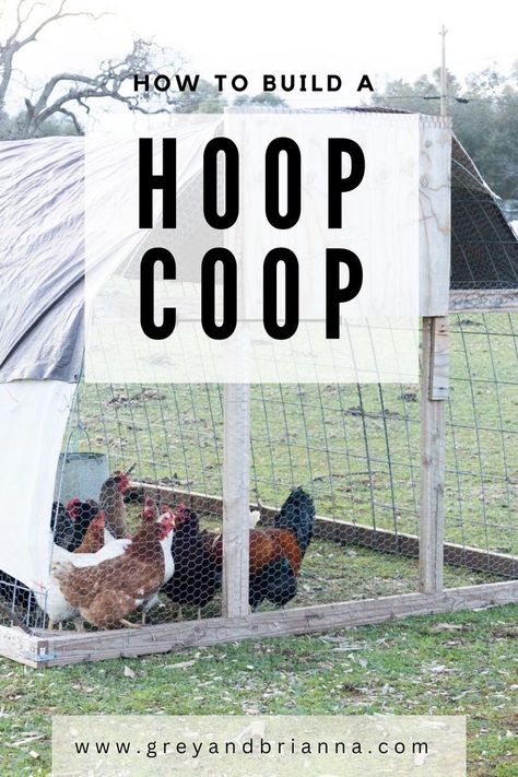 homemade diy chicken coop Chicken Pasture Ideas, Hoop Chicken Coop, Easy Diy Chicken Coop Plans, Chicken House Diy, Moveable Chicken Coop, Hoop Coop, Chicken Coop Designs Diy, Easy Diy Chicken Coop, Cheap Chicken Coops