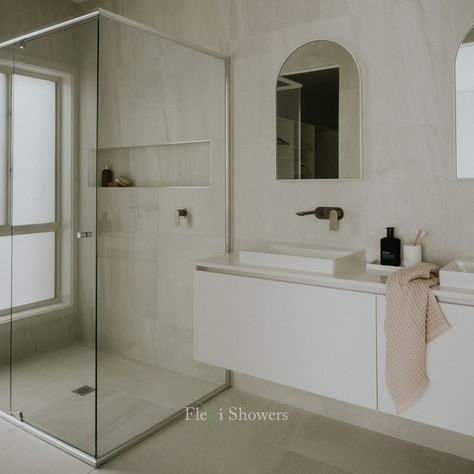 Experience the ultimate showering experience with our sleek and stylish semi frameless shower screen! #semiframelessshowerscreen #bathroomrenovations #blackshowerscreens #melbournebased #hingedshowerscreen Semi Frameless Shower Screen, Semi Frameless Shower, Frameless Shower Screen, Bathroom Theme, House Aesthetic, Bathroom Themes, Frameless Shower, Black Shower, Shower Screen