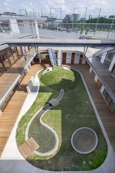 Gallery of Amanenomori Nursery School / Aisaka Architects’ Atelier - 5 Playgrounds Architecture, Kindergarten Interior, Shelter Design, Kindergarten Design, School Interior, Landscape Design Plans, School Yard, School Garden, Nursery School