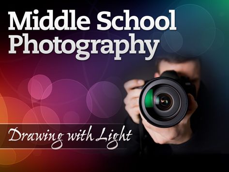 Middle School Photography, Photography Lessons Tutorials, Photography Classroom, Introduction To Photography, High School Photography, Film Class, Photo Course, Teaching Photography, Online High School