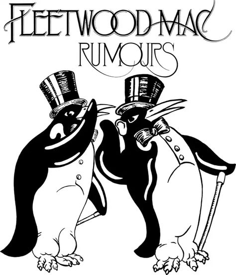 Mac Tattoo, Penguin Tattoo, Music Artwork, Band Logos, Music Memes, Fleetwood Mac, Music Poster, Tatting, Art Reference