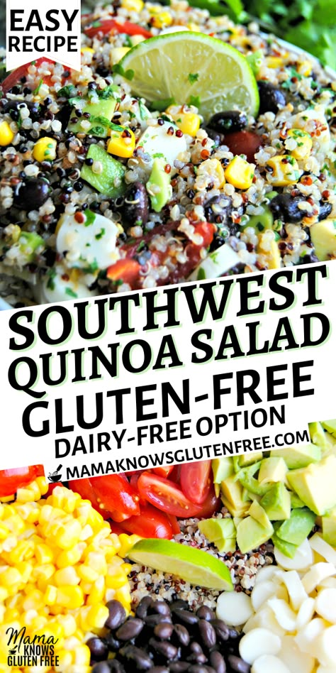 Gluten And Dairy Free Recipes Easy Lunch, Easy Dinner Ideas For Two Gluten Free, Salad Recipes Dairy Free Gluten Free, Easy Paleo Potluck Recipes, Dairy Free Salads Recipes, Gluten Free Dairy Free Quinoa Recipes, Gf Salads Gluten Free, Non Dairy Salad Recipes, Gluten Free Lunch For A Crowd