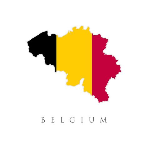 Belgium map flag Vector illustration. Symbol, poster, banner Belgium. Map of Belgium with the decoration of the national flag. Country shape outlined and filled with the flag of Belgium Country Flags Icons, Belgian Flag, World Country Flags, Belgium Map, Ig Icon, Belgium Flag, Countries And Flags, Instagram Font, Anime Military