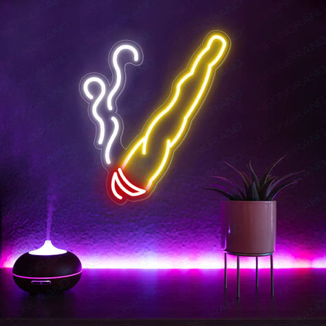 It's 420 Time! Looking for a Weed Neon Sign that is unique and special to decorate your shop or light up your room? You've come to the right place! Smoker Room Decor, Smoker Room Ideas, Sesh Room, Smokers Room, Bedroom Art Wall, Cave Bedroom, Man Cave Bedroom, Trippy Room, Custom Neon Lights