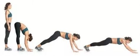 Plank walkouts Inchworm Exercise, Easy Morning Workout, Quick Morning Workout, Flabby Arm Workout, Morning Workout Routine, Womens Body, Hardcore Workout, Workout Plan For Beginners, 10 Minute Workout