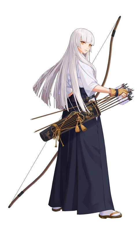 Black Survival, Bows And Arrows, An Anime, White Hair, Anime Character, On Twitter, Twitter, Hair, Anime