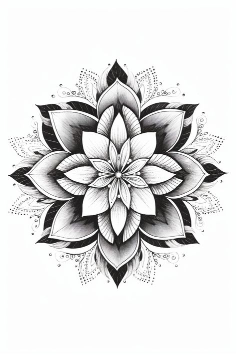 Mandala tattoo design featuring circular geometric patterns imagery Mandela Flower Tattoo, Mandela Tattoo Design For Men, Mandala Pattern Tattoo, Sleeve Mandala Tattoo, Mandela Tattoo Designs For Women, Arm Mandala Tattoo, Tattoo Back Of Leg, Mandala Tattoo Foot, Mandala Tattoo Design For Men