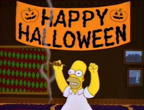 Simpsons Halloween, Simpsons Treehouse Of Horror, Disney Mignon, Helloween Wallpaper, The Simpson, Halloween Icons, Halloween 2, Halloween Images, Halloween Snacks