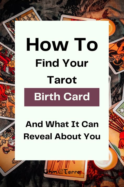 Learning what your tarot birth card is can help you understand your purpose and what you are meant to do. Not really destiny, but more like a theme for your life. Birth Cards in tarot are just the start to the journey of self discovery with tarot. #learntarot #tarot #birthcard How To Find Your Birth Tarot Card, Tarot Birth Card Calculator, Tarot Birth Card Meaning, How To Tarot, New Tarot Deck Spread, Birth Card Tarot, Birth Tarot Card, Tarot Setup, Tarot Card Template