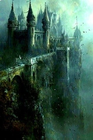 Dark Fairytale Aesthetic, Fantasy Statue, Fairytale Aesthetic, Dark Fairytale, Fantasy Stuff, Mixed Media Art Canvas, Heroic Fantasy, Architecture History, Fantasy House