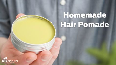 A Homemade Pomade Recipe that is Natural and Non-Greasy Pomade Recipe, Diy Hair Wax, Diy Hair Pomade, Hair Texturizer, Diy Natural Hair, Hair Styling Cream, Hair Paste, Pomade Style, Natural Hair Diy