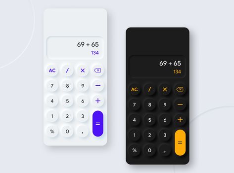 Daily UI  #4 - Calculator by Alison Danis Calculator Ui Design, Web App Ui Design, Lock Apps, Calculator Design, Ux Design Mobile, Figma Design, Android App Design, Mobile App Design Inspiration, App Interface Design