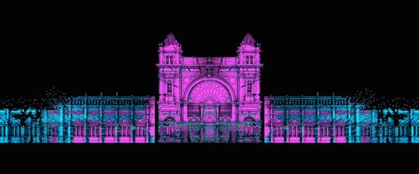 3d Projection Mapping, 3d Mapping, 3d Projection, Point Cloud, Exhibition Building, Event Stage, Projection Mapping, Room Display, Media Wall