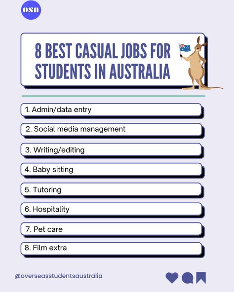 Australia Student Life, College Job, Student Hacks, Moving To Australia, Student Jobs, Work Abroad, Editing Writing, Looking For A Job, School Study Tips