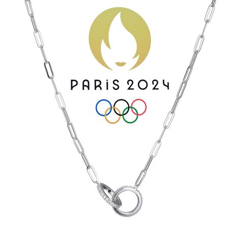 🏅 Are you excited for the Summer Olympic Games? We are too! 🏅 Now you can wear your own Olympic rings with this stunning necklace by Charles Garnier. It's one of our favorites and fits the bill perfectly! Whether you layer it with other necklaces or wear it on its own, this piece is sure to shine. Check it out and get yours today: [Shop Now](https://www.stambaughjewelers.com/jewelry-details/silver-pendants/charles-garnier-sterling-silver-paperclip-necklace/35873) 💍✨ #OlympicRings #SummerO... Charles Garnier, Olympic Rings, Summer Olympic Games, Paperclip Necklace, Jewelry Details, Summer Olympics, Stunning Necklace, Silver Pendants, Olympic Games