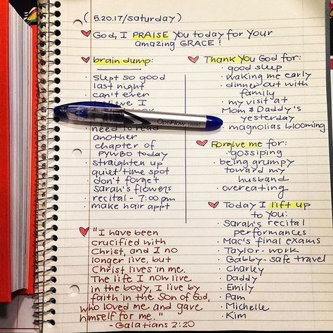 {Daily Morning Journal Page} This is how I start each day. My morning quiet time is not as much about "Bible study" as it is about a time of devotion to the Lord.  After going through a season of feeling a bit disconnected from Him, I realized I was studying Him more than I was worshipping and fellowshipping with Him. That's why taking 10 minutes to write out this  morning journal page helps me. It gets me focused at the very start of my day on PRAISE to Him. That's the first thing I do. Lift... Morning Quiet Time, About Bible, Habakkuk 2, Morning Journal, Ol Fashion, Bible Study Notebook, Study Journal, Bible Time, Bible Study Journal