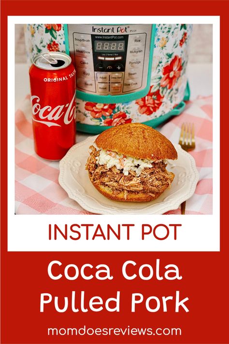 Instapot Pork Loin, Coke Pulled Pork, Pulled Pork Instant Pot Recipe, Pork Loin Pulled Pork, Pulled Pork Tenderloin, Easy Pulled Pork Recipe, Easy Pulled Pork, Pulled Pork Recipe, Instant Pot Pork