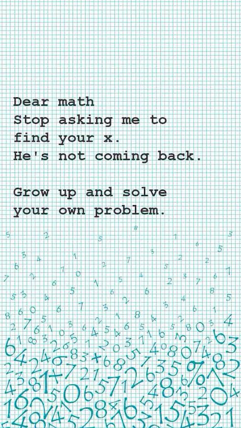 So true Dear Math, Math Quotes, 밈 유머, Funny Texts Jokes, School Jokes, Minion Quotes, Funny Minion Quotes, Text Jokes, Funny Animal Jokes